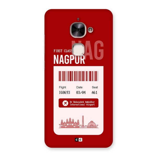 Nagpur Boarding Pass Back Case for Le 2