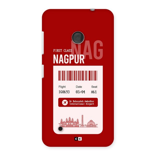 Nagpur Boarding Pass Back Case for Lumia 530