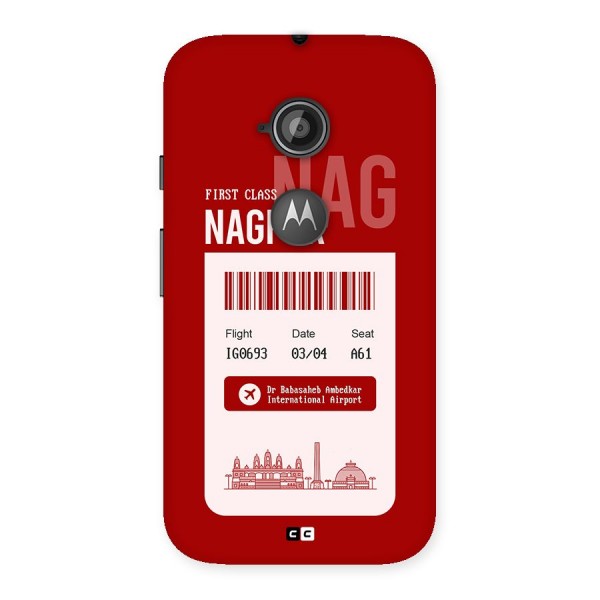 Nagpur Boarding Pass Back Case for Moto E 2nd Gen