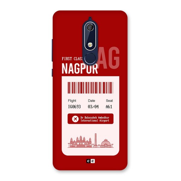 Nagpur Boarding Pass Back Case for Nokia 5.1