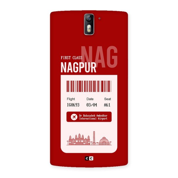 Nagpur Boarding Pass Back Case for OnePlus One