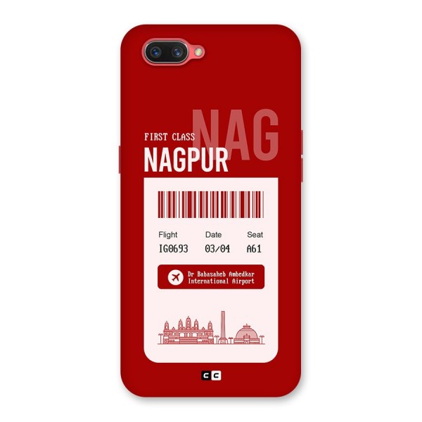 Nagpur Boarding Pass Back Case for Oppo A3s