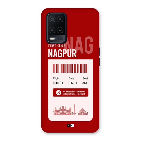 Nagpur Boarding Pass Back Case for Oppo A54