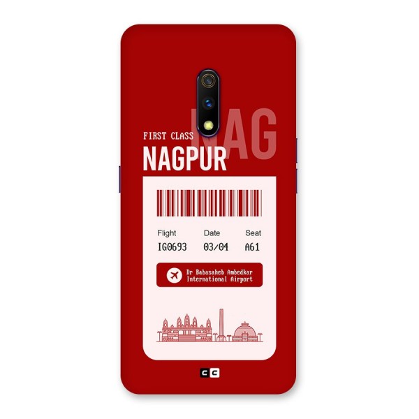 Nagpur Boarding Pass Back Case for Realme X