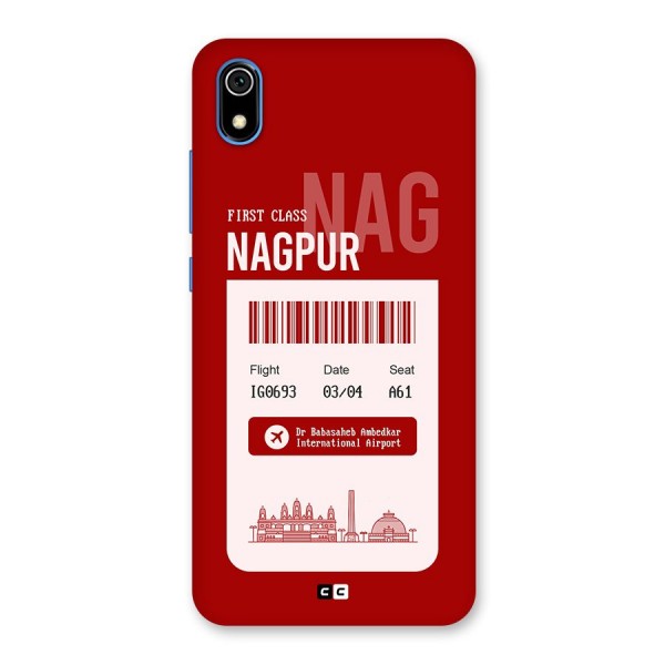 Nagpur Boarding Pass Back Case for Redmi 7A