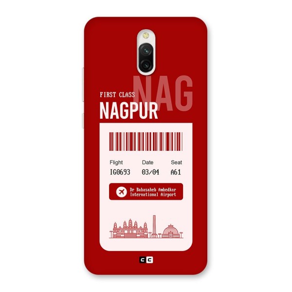 Nagpur Boarding Pass Back Case for Redmi 8A Dual