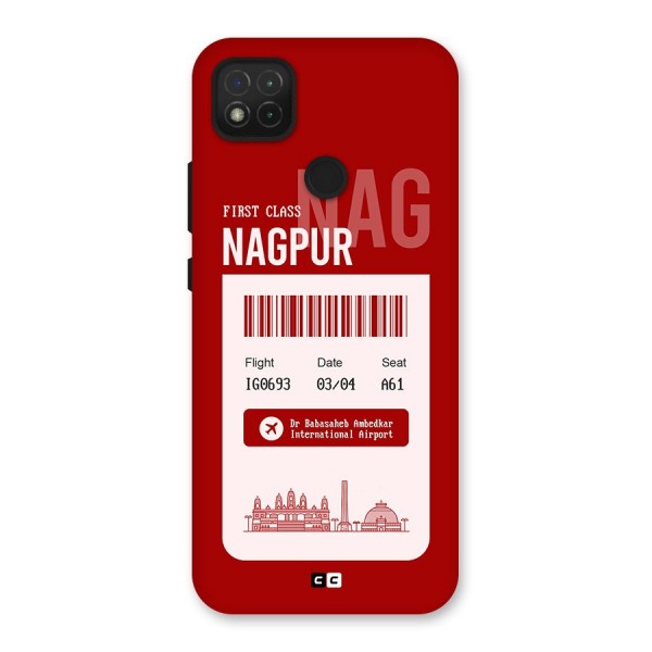 Nagpur Boarding Pass Back Case for Redmi 9