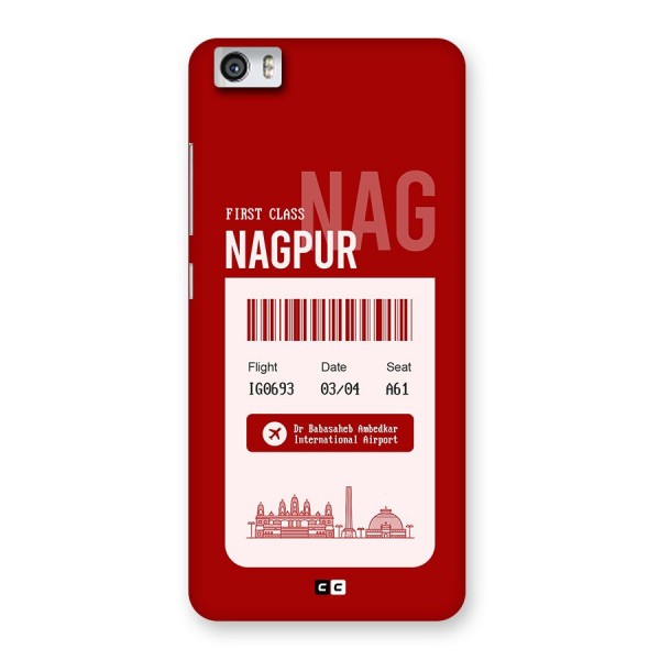 Nagpur Boarding Pass Back Case for Redmi Mi 5