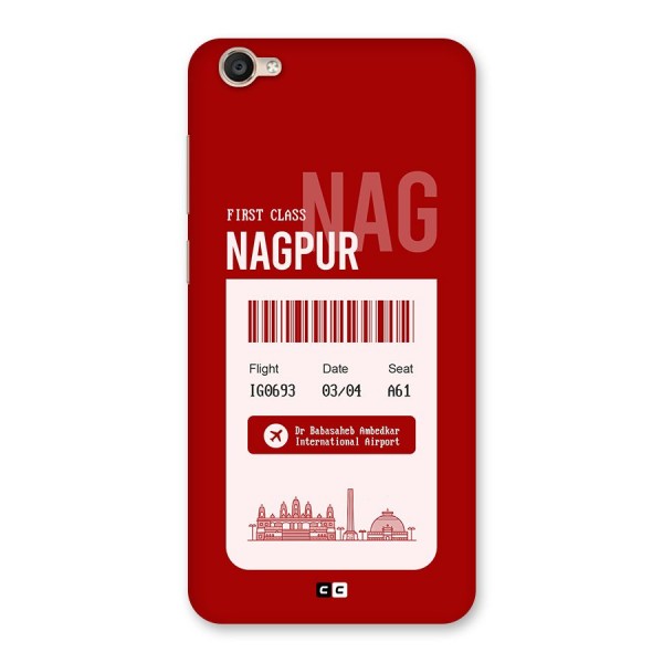 Nagpur Boarding Pass Back Case for Vivo Y55