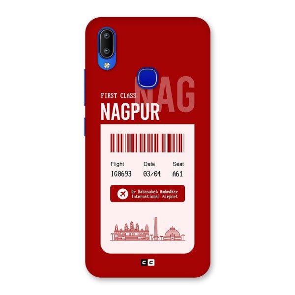 Nagpur Boarding Pass Back Case for Vivo Y91