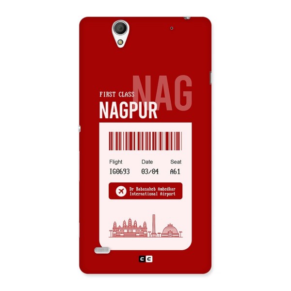 Nagpur Boarding Pass Back Case for Xperia C4