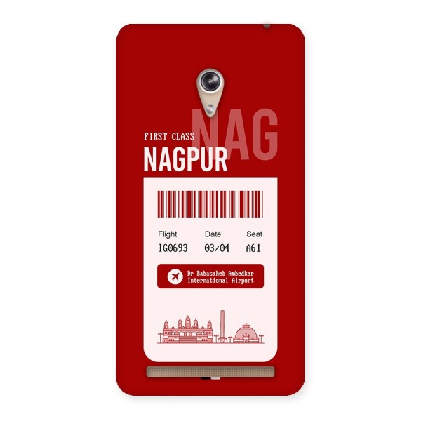 Nagpur Boarding Pass Back Case for Zenfone 6