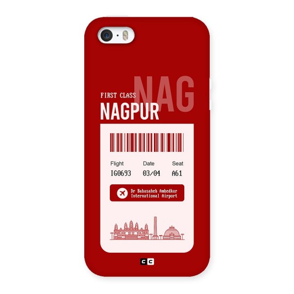 Nagpur Boarding Pass Back Case for iPhone 5 5s