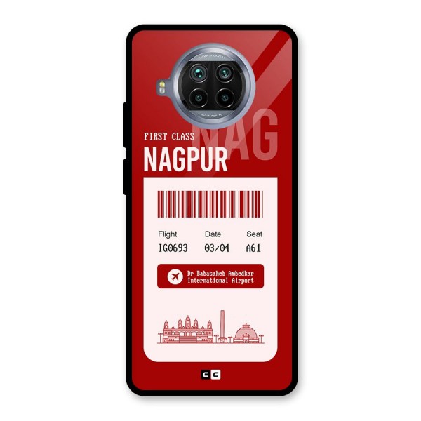 Nagpur Boarding Pass Glass Back Case for Mi 10i