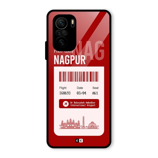 Nagpur Boarding Pass Glass Back Case for Mi 11x