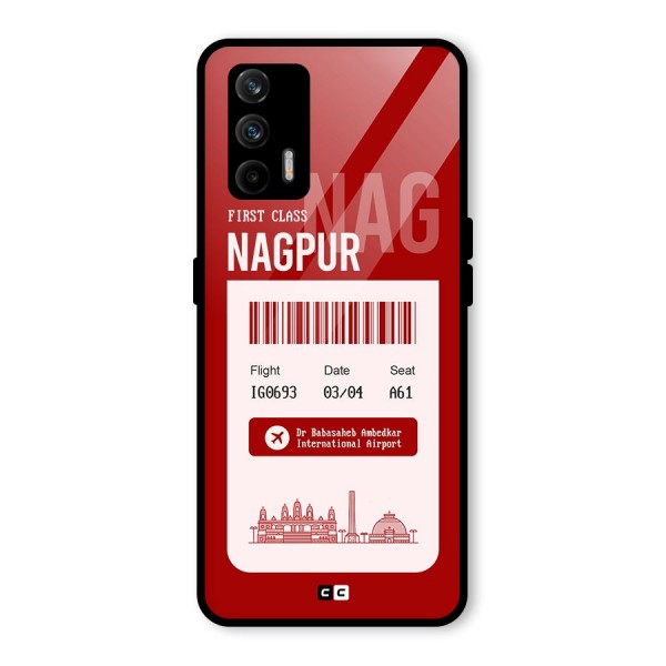 Nagpur Boarding Pass Glass Back Case for Realme GT 5G