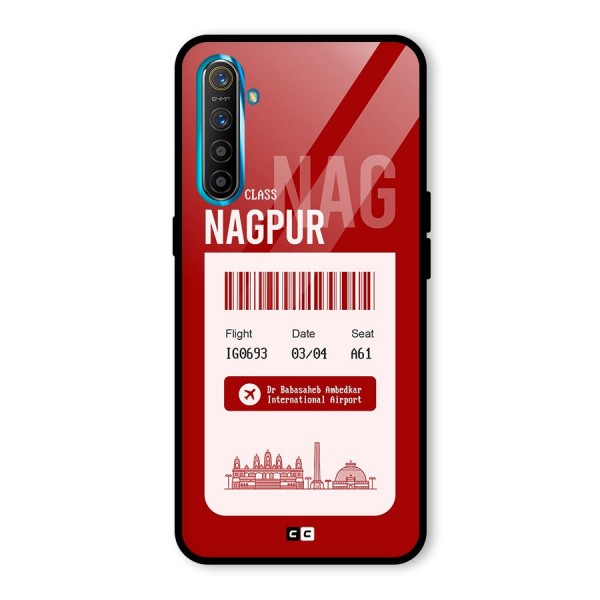 Nagpur Boarding Pass Glass Back Case for Realme XT