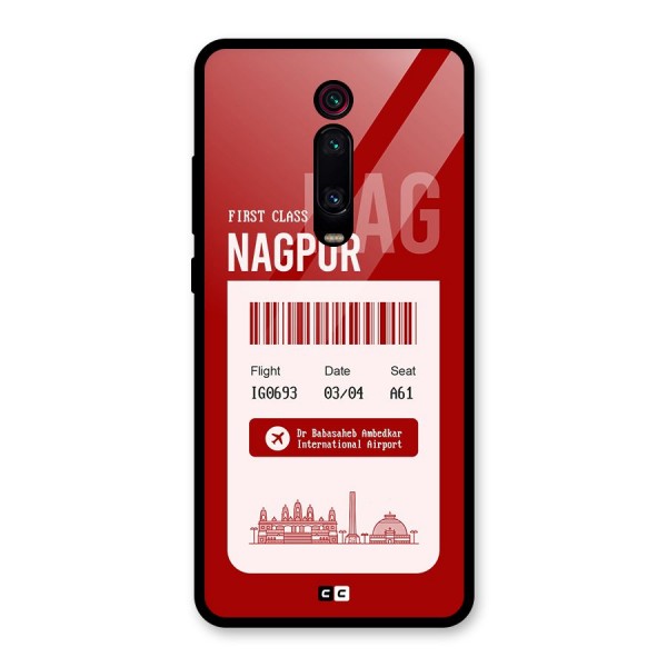 Nagpur Boarding Pass Glass Back Case for Redmi K20 Pro