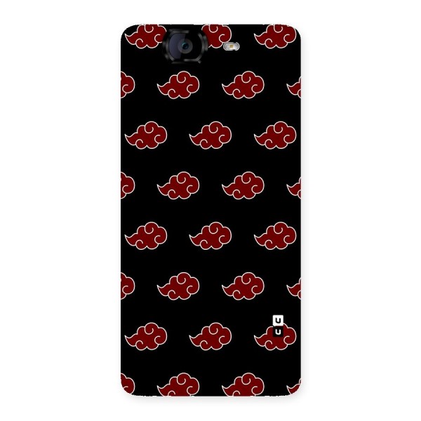 Naruto Akatsuki Pattern Back Case for Canvas Knight A350