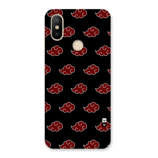 Naruto Akatsuki Pattern Back Case for Mi A2