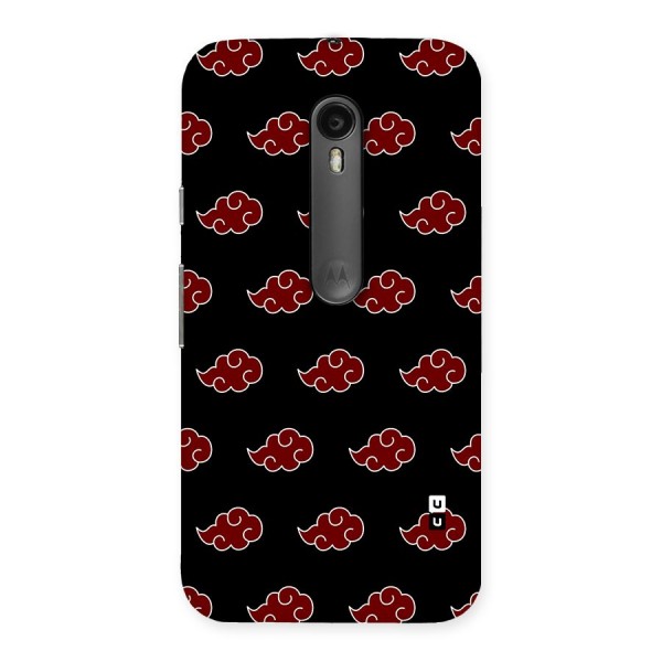 Naruto Akatsuki Pattern Back Case for Moto G3