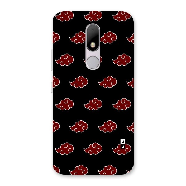 Naruto Akatsuki Pattern Back Case for Moto M