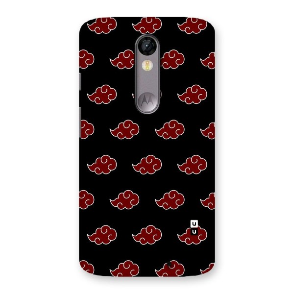 Naruto Akatsuki Pattern Back Case for Moto X Force