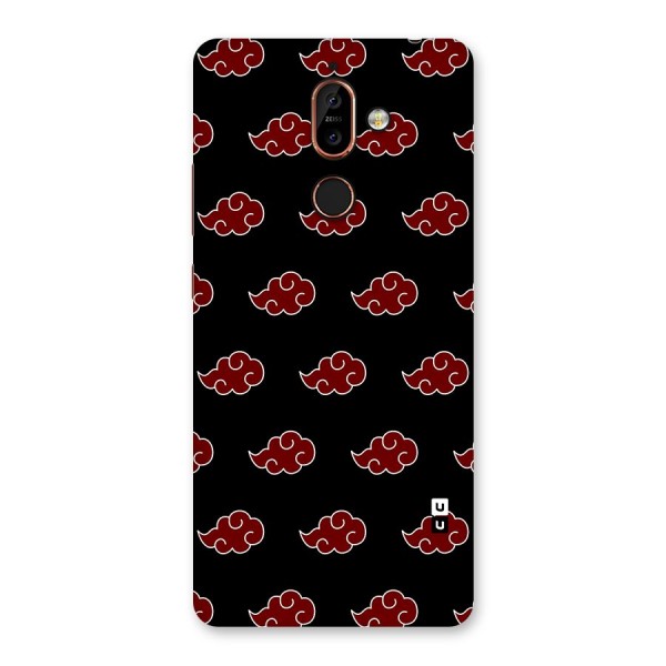 Naruto Akatsuki Pattern Back Case for Nokia 7 Plus