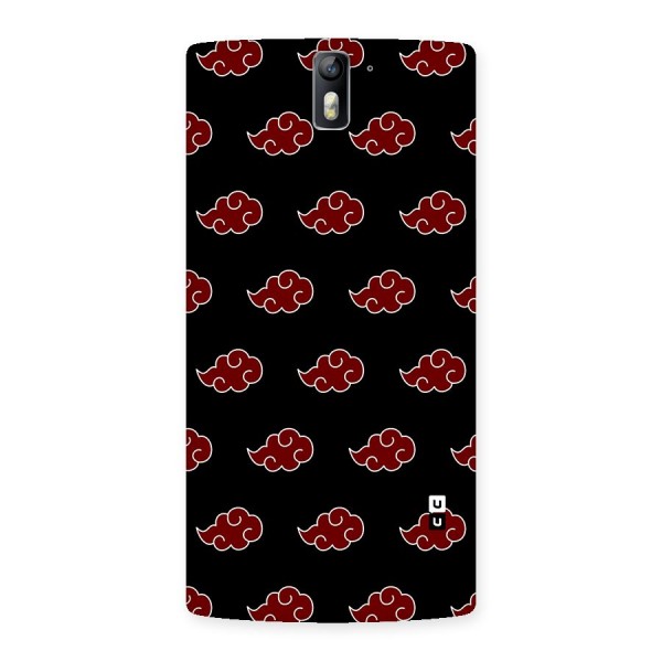 Naruto Akatsuki Pattern Back Case for One Plus One