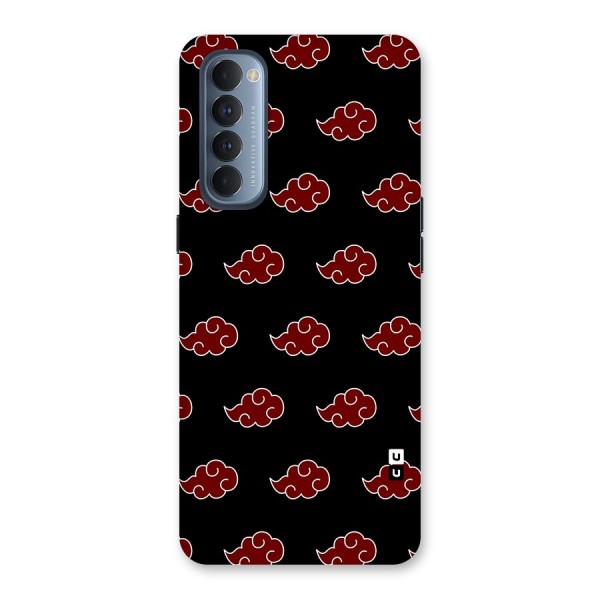 Naruto Akatsuki Pattern Back Case for Oppo Reno4 Pro