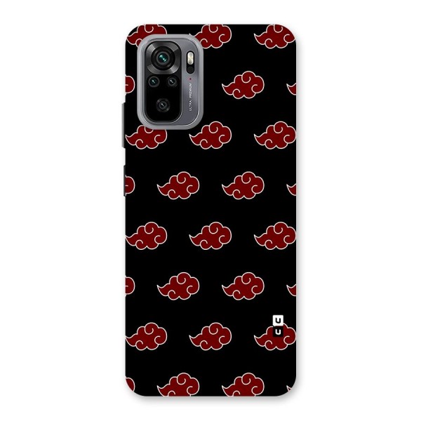 Naruto Akatsuki Pattern Back Case for Redmi Note 10