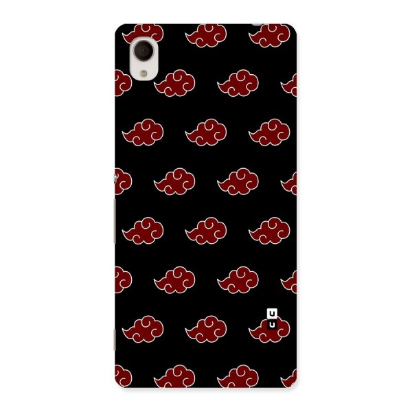 Naruto Akatsuki Pattern Back Case for Sony Xperia M4