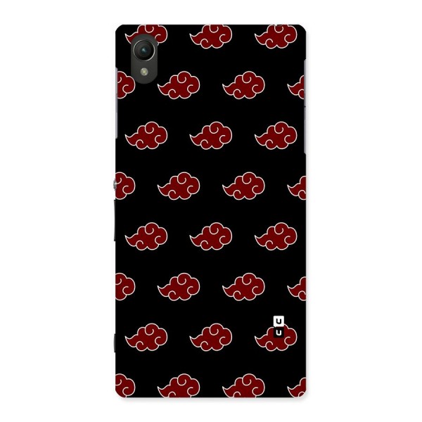 Naruto Akatsuki Pattern Back Case for Sony Xperia Z1