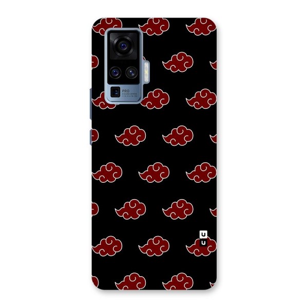 Naruto Akatsuki Pattern Back Case for Vivo X50 Pro