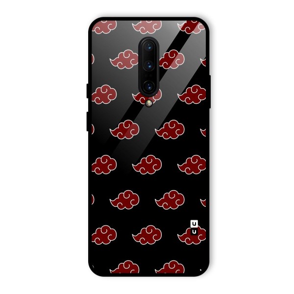 Naruto Akatsuki Pattern Glass Back Case for OnePlus 7 Pro