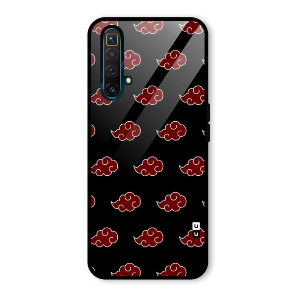 Naruto Akatsuki Pattern Glass Back Case for Realme X3 SuperZoom