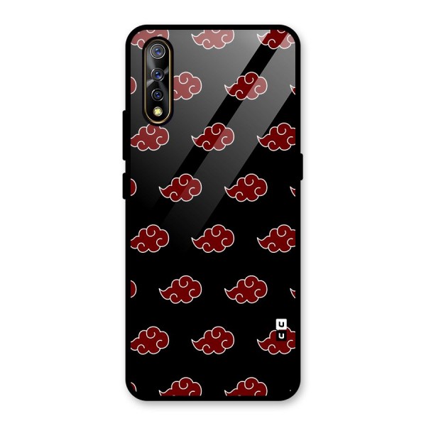 Naruto Akatsuki Pattern Glass Back Case for Vivo Z1x