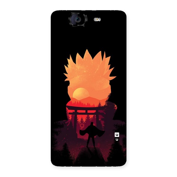 Naruto Anime Sunset Art Back Case for Canvas Knight A350