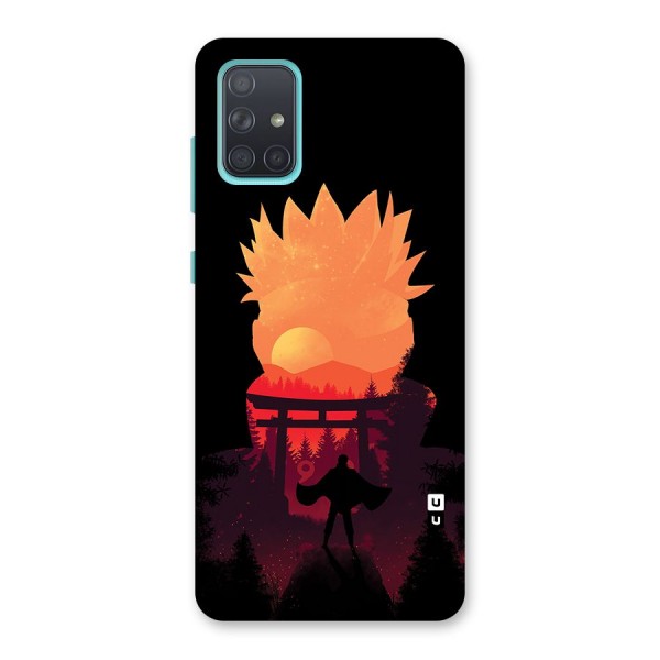 Naruto Anime Sunset Art Back Case for Galaxy A71