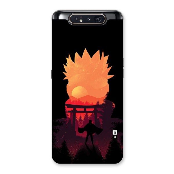 Naruto Anime Sunset Art Back Case for Galaxy A80