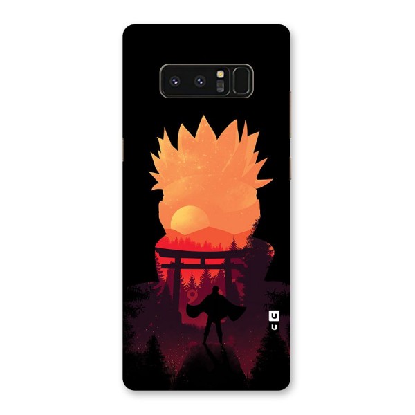 Naruto Anime Sunset Art Back Case for Galaxy Note 8