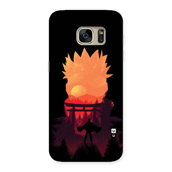 Naruto Anime Sunset Art Back Case for Galaxy S7