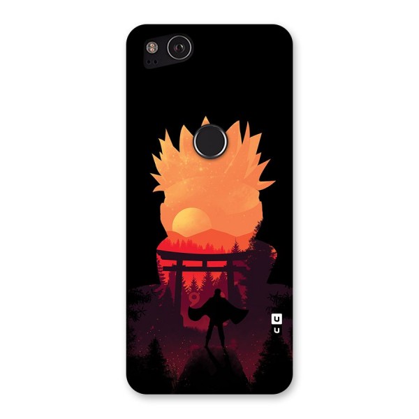 Naruto Anime Sunset Art Back Case for Google Pixel 2