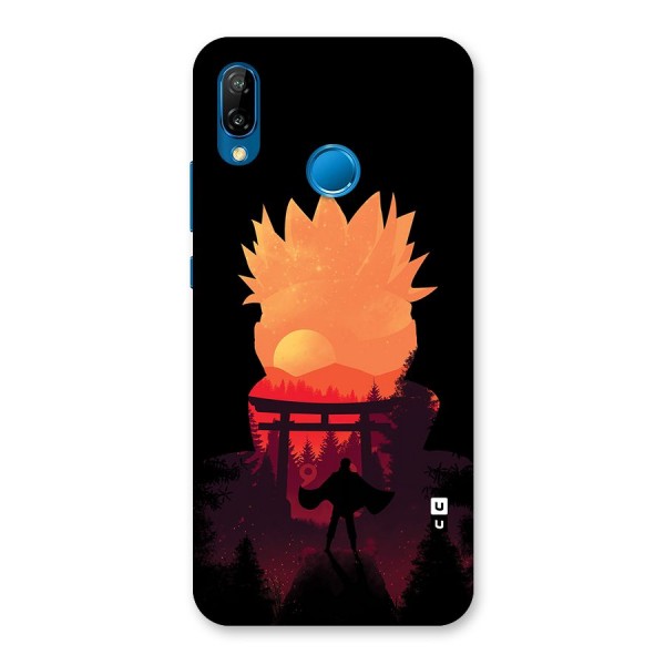 Naruto Anime Sunset Art Back Case for Huawei P20 Lite