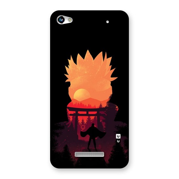 Naruto Anime Sunset Art Back Case for Micromax Hue 2