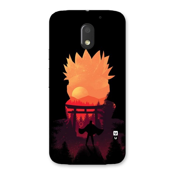 Naruto Anime Sunset Art Back Case for Moto E3 Power