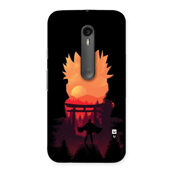 Naruto Anime Sunset Art Back Case for Moto G3