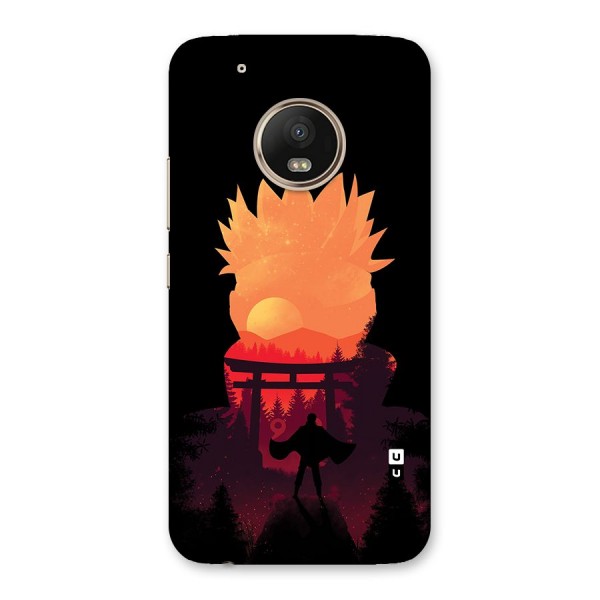 Naruto Anime Sunset Art Back Case for Moto G5 Plus