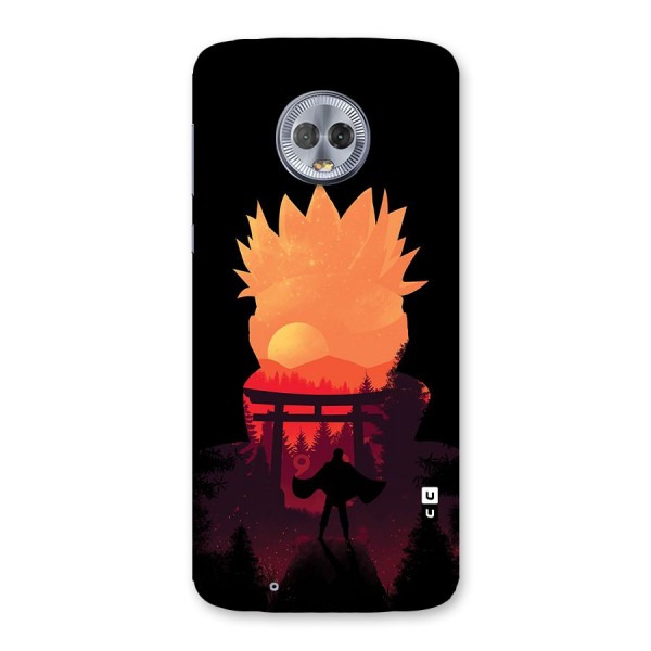 Naruto Anime Sunset Art Back Case for Moto G6