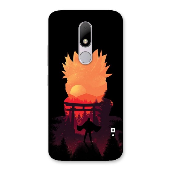 Naruto Anime Sunset Art Back Case for Moto M